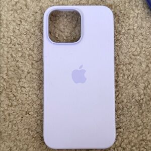 Apple Lavender Silicone iPhone Case iPhone 14 Pro Max